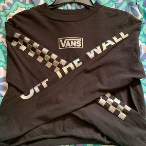 Holographic vans crop top